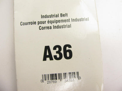 Gates A36 Industrial Accessory Drive Belt - 1/2'' X 38''