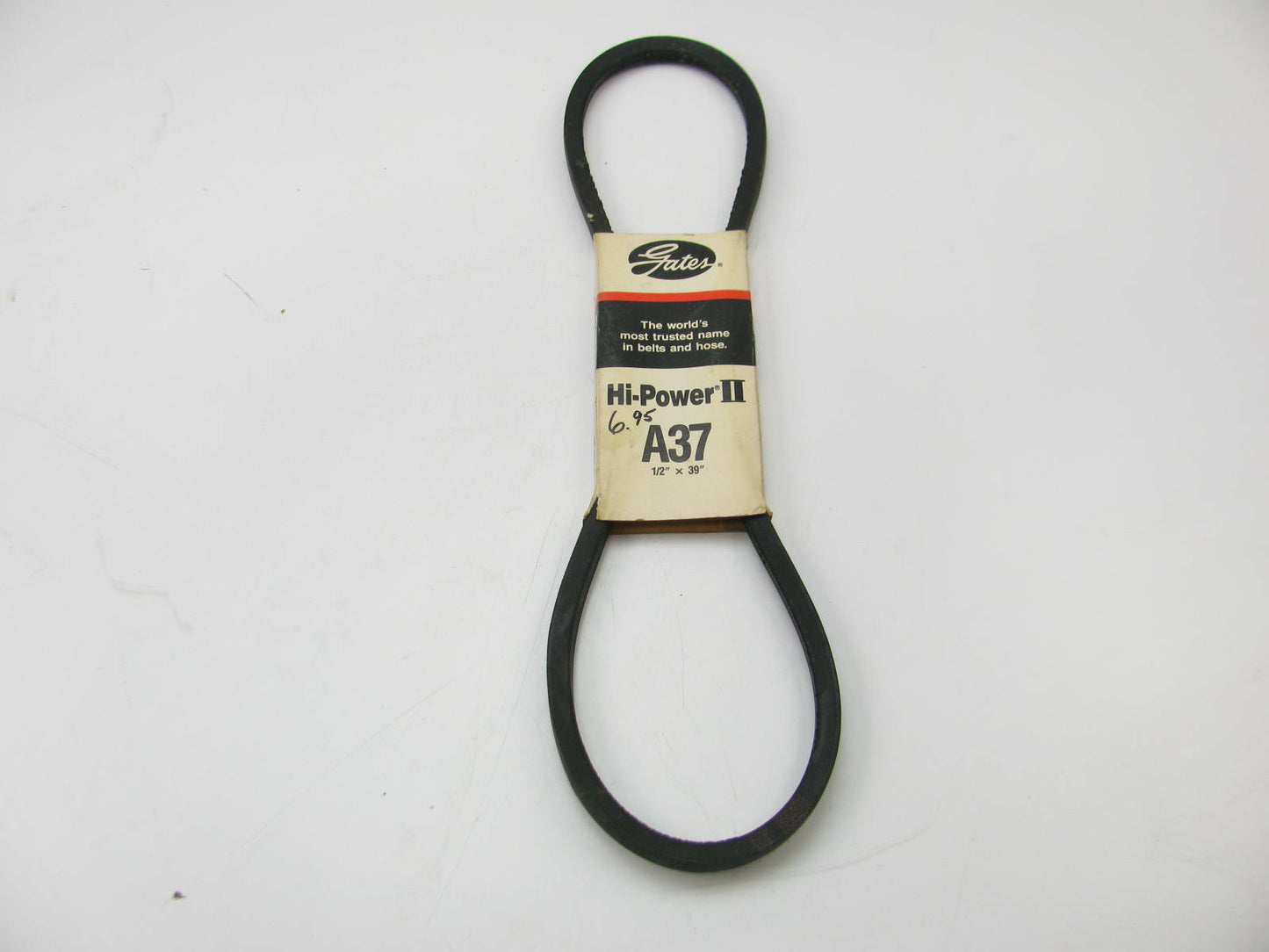 Gates A37 Industrial Accessory Drive Belt - 1/2'' X 39''