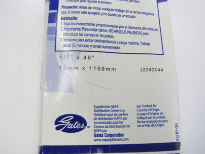 Gates A44 Industrial Accessory Drive Belt 1/2'' X 46''