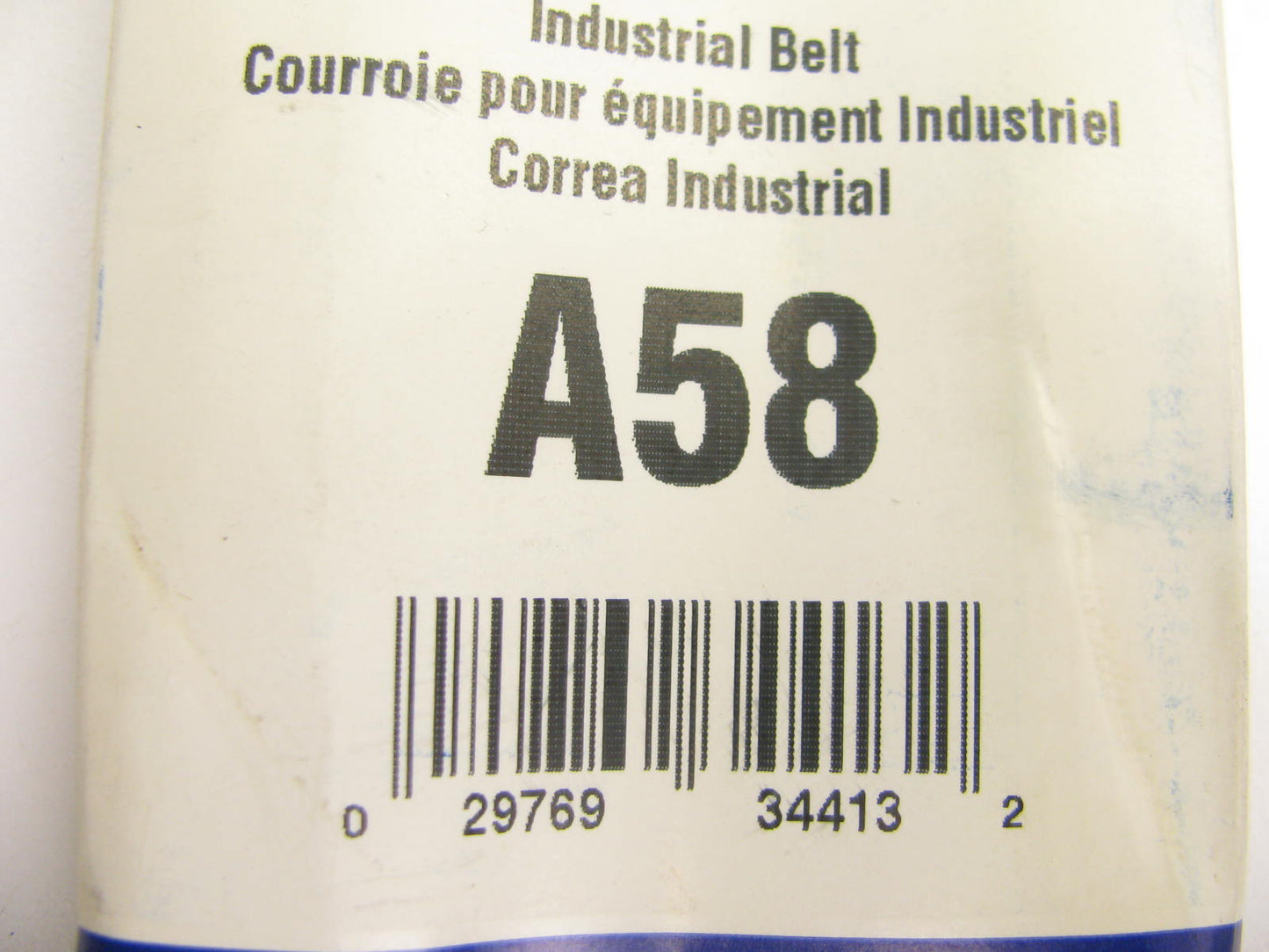 Gates A58 Industrial Accessory Drive Belt - 1/2'' X 60''