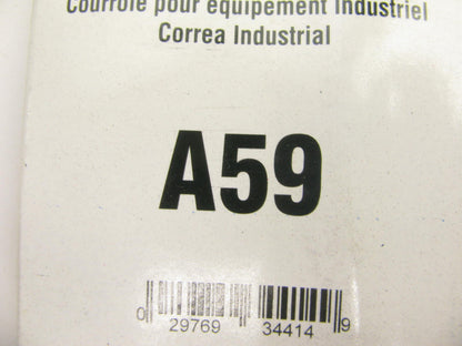 Gates A59 Industrial Accessory Drive Belt - 1/2'' X 61''