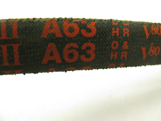 Gates A63 Industrial Accessory Drive Belt - 1/2'' X 65''