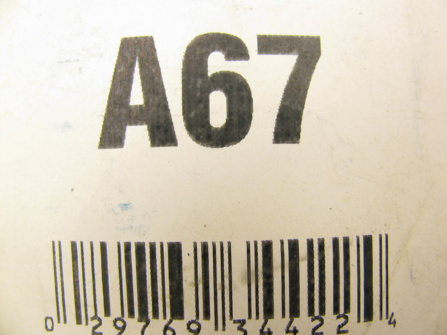 Gates A67 Industrial Accessory Drive Belt - 1/2'' X 69''