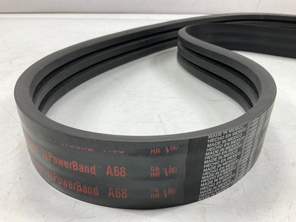 Gates 3/A68 Hi-Power II PowerBand V-Belt - 9092-3068, 3 Strand