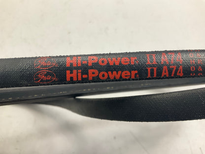 Gates A74 Hi-Power II Accessory Drive Belt - 1/2'' X 76''