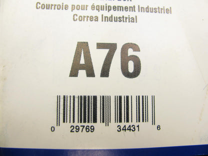 Gates A76 Industrial Accessory Drive Belt - 1/2'' X 78''