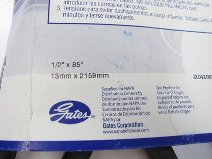 Gates A83 Industrial Accessory Drive Belt - 1/2'' X 85''
