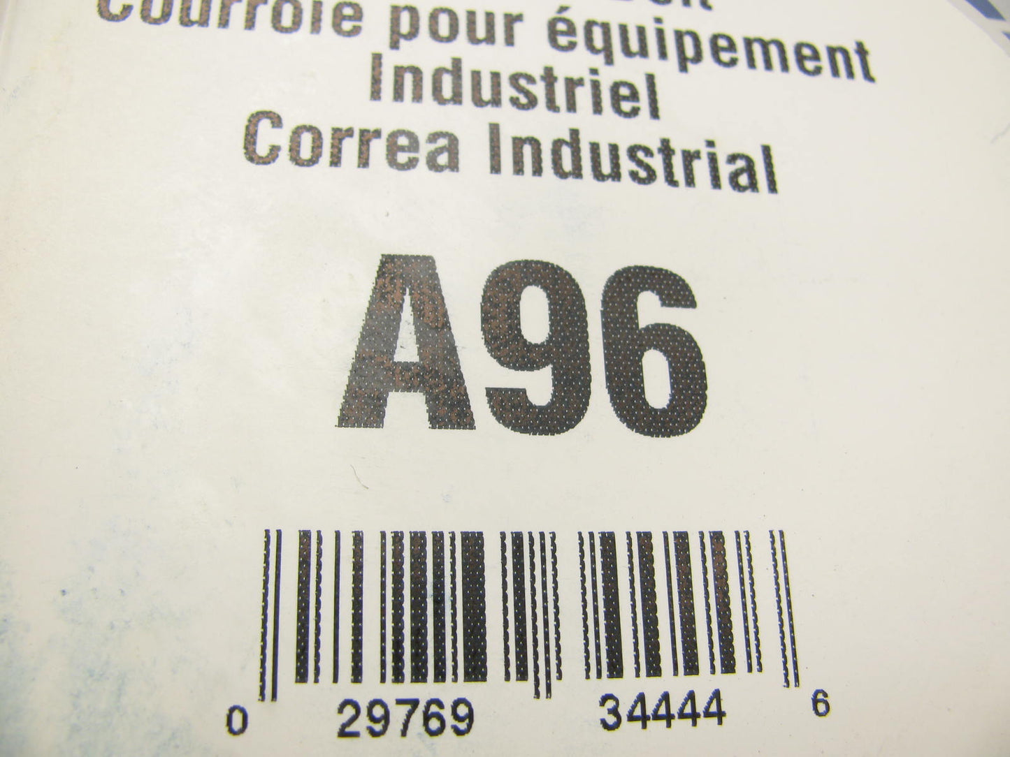 Gates A96 Industrial Accessory Drive Belt - 1/2'' X 98''