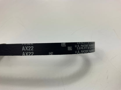 Gates AX22 Cogged Industrial Accessory Drive Belt, 1/2'' X 24''