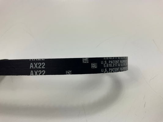 Gates AX22 Cogged Industrial Accessory Drive Belt, 1/2'' X 24''