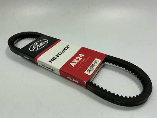 Gates AX24 Cogged Industrial Accessory Drive Belt - 1/2'' X 26''