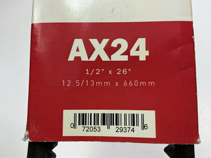 Gates AX24 Cogged Industrial Accessory Drive Belt - 1/2'' X 26''