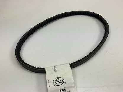 Gates AX26 Cogged Industrial Accessory Drive V-Belt - 0.53'' X 28.39''