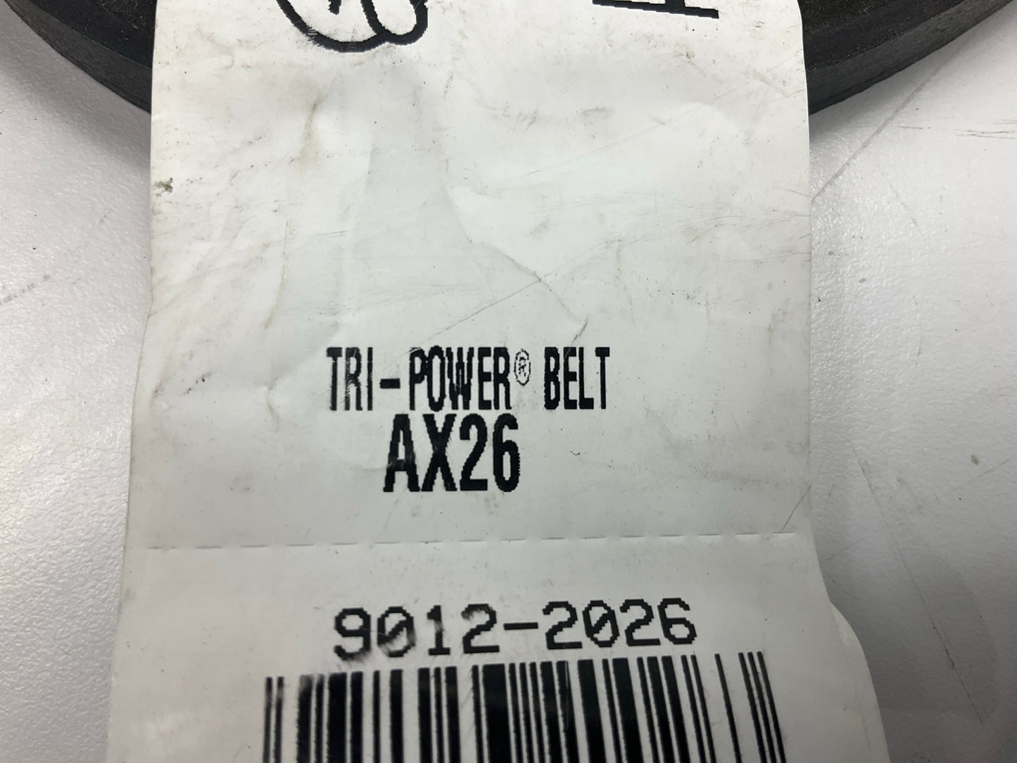 Gates AX26 Cogged Industrial Accessory Drive V-Belt - 0.53'' X 28.39''