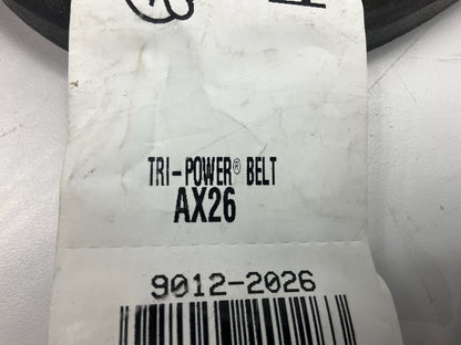 Gates AX26 Cogged Industrial Accessory Drive V-Belt - 0.53'' X 28.39''