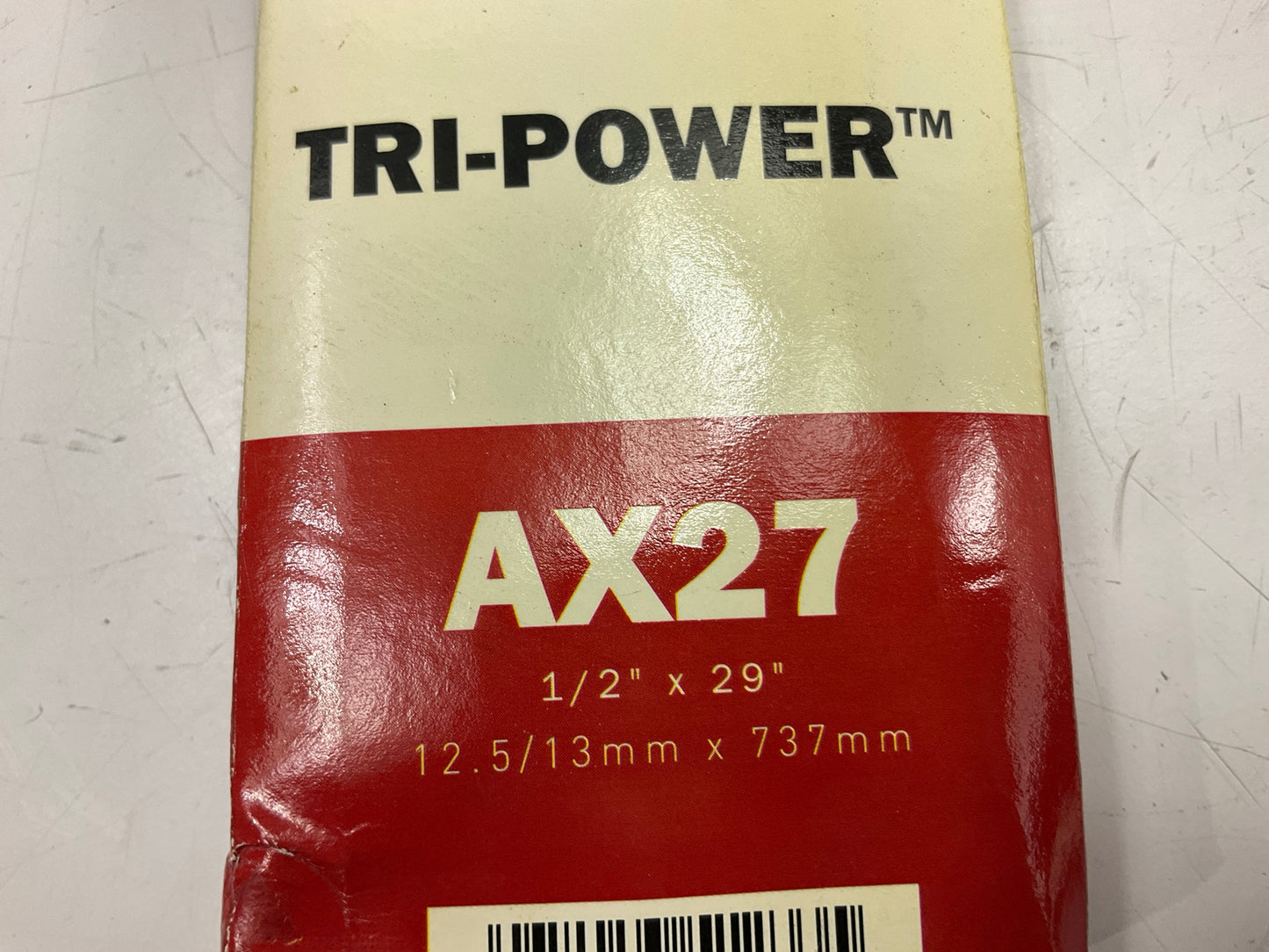 Gates AX27 Accessory Drive Cogged Belt - 1/2'' X 29''