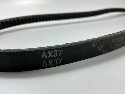 Gates AX37 Cogged Industrial Accessory Drive Belt - 1/2'' X 37''
