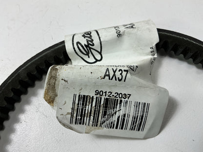 Gates AX37 Cogged Industrial Accessory Drive Belt - 1/2'' X 37''