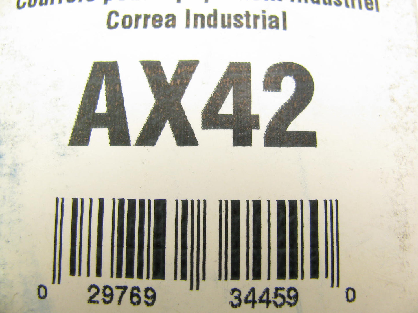 Gates AX42 Industrial Cogged Accessory Drive Belt - 1/2'' X 44''