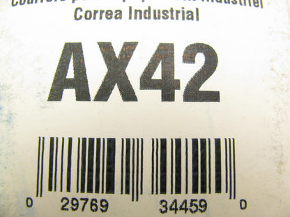 Gates AX42 Industrial Cogged Accessory Drive Belt - 1/2'' X 44''