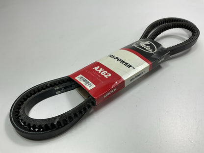 Gates AX62 Cogged Industrial Accessory Drive Belt, 1/2'' X 64''