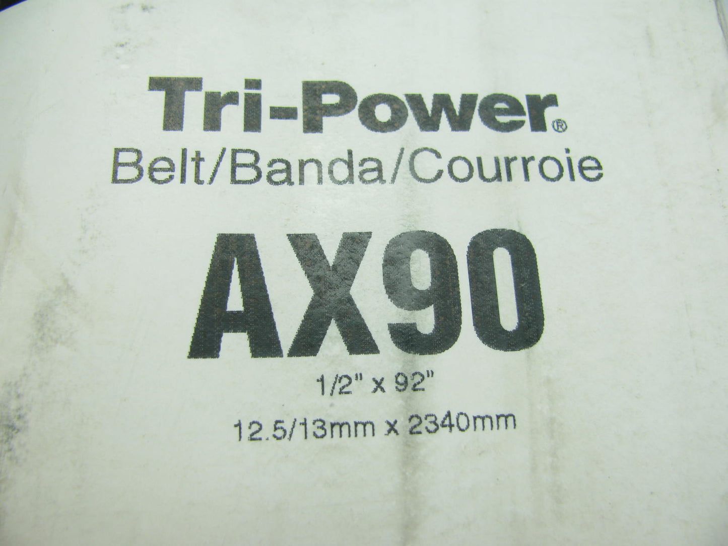 Gates AX90 Cogged Accessory Drive Belt - 1/2'' X 92''