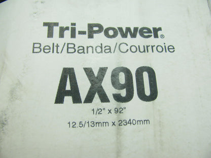 Gates AX90 Cogged Accessory Drive Belt - 1/2'' X 92''