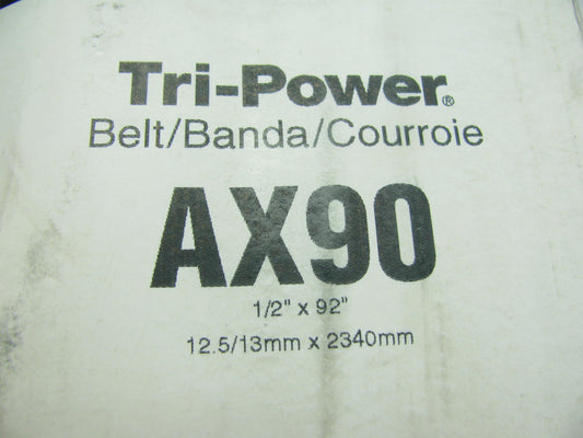 Gates AX90 Cogged Accessory Drive Belt - 1/2'' X 92''