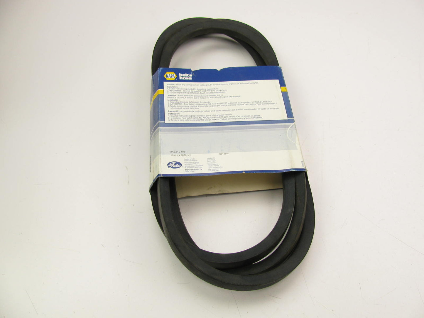 Gates B102 Industrial Accessory Drive Belt - 21/32'' X 105.00''