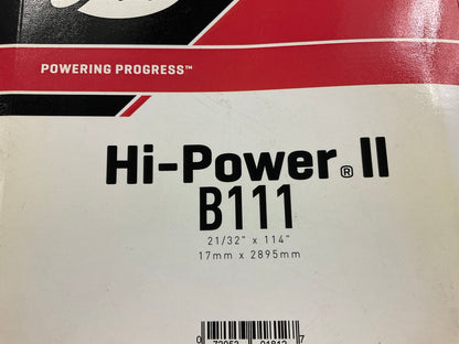 Gates B111 Industrial Accessory Drive Belt - 21/32'' X 111''
