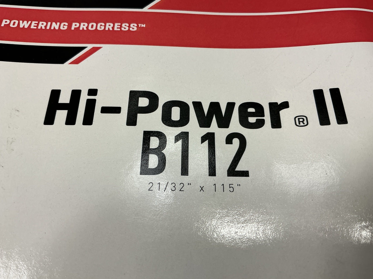Gates B112 Industrial Accessory Drive Belt - 21/32'' X 112''
