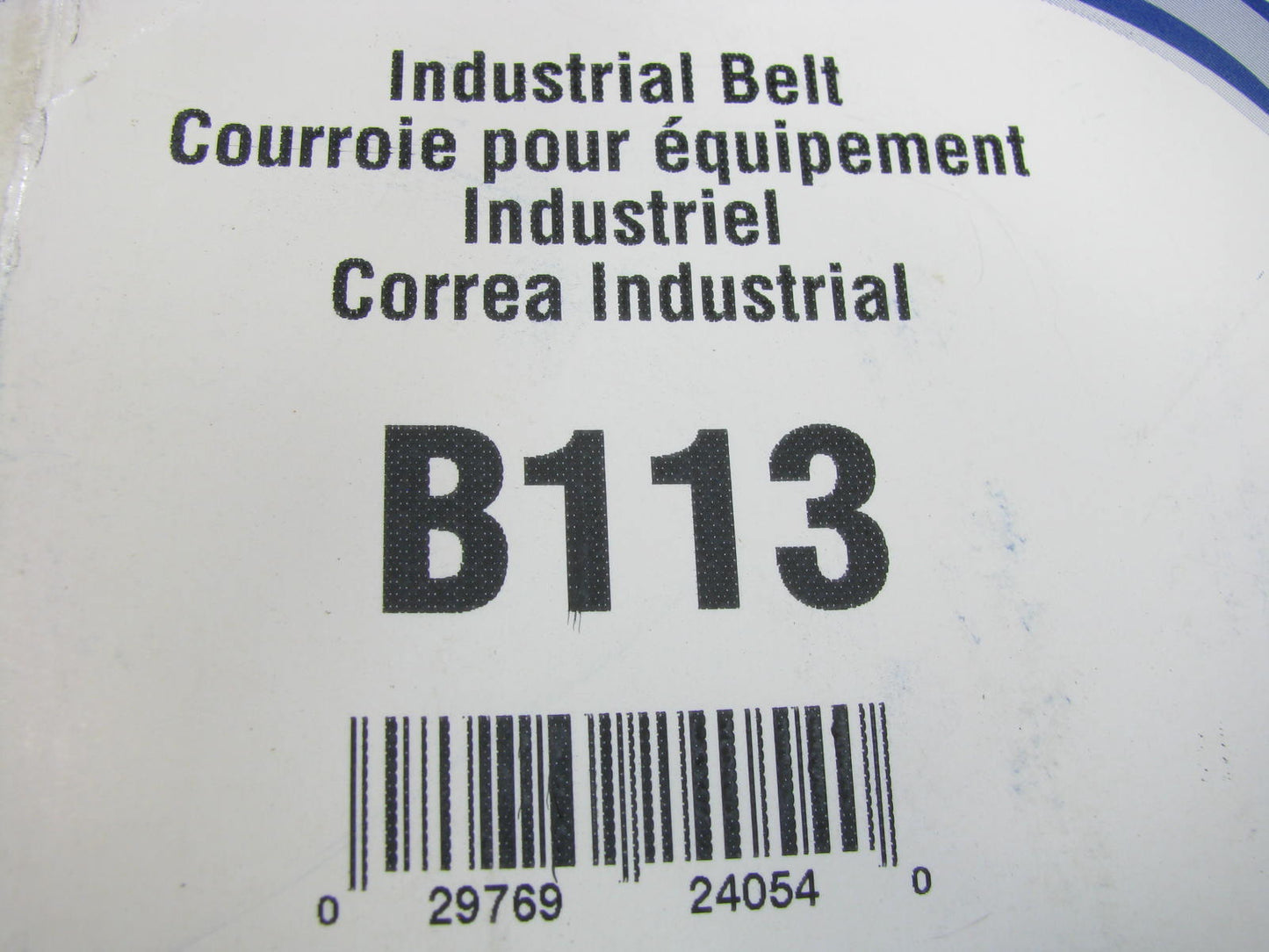 Gates B113 Industrial Accessory Drive Belt - 21/32'' X 116''