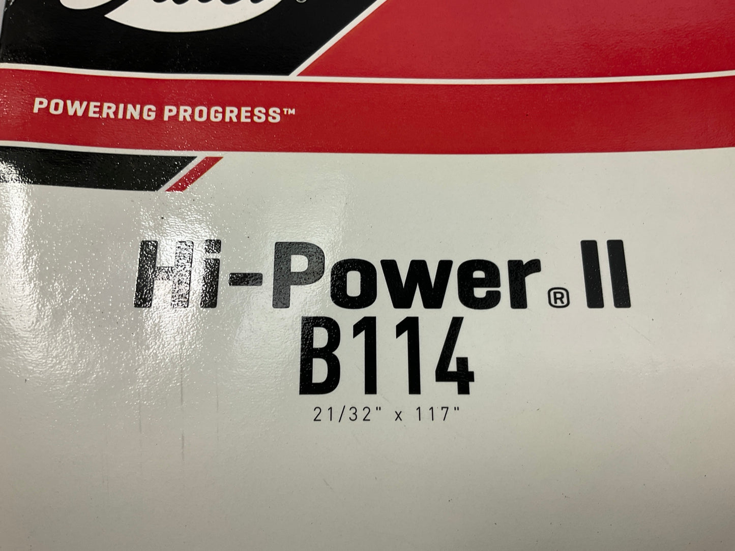 Gates B114 Industrial Accessory Drive Belt - 21/32'' X 117''
