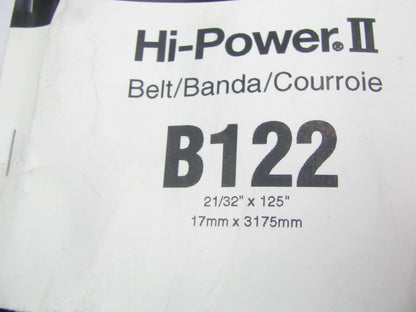 Gates B122 Industrial Accessory Drive Belt - 21/32'' X 125''