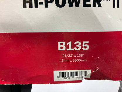 Gates B135 Industrial Accessory Drive Belt - 21/32'' X 138''