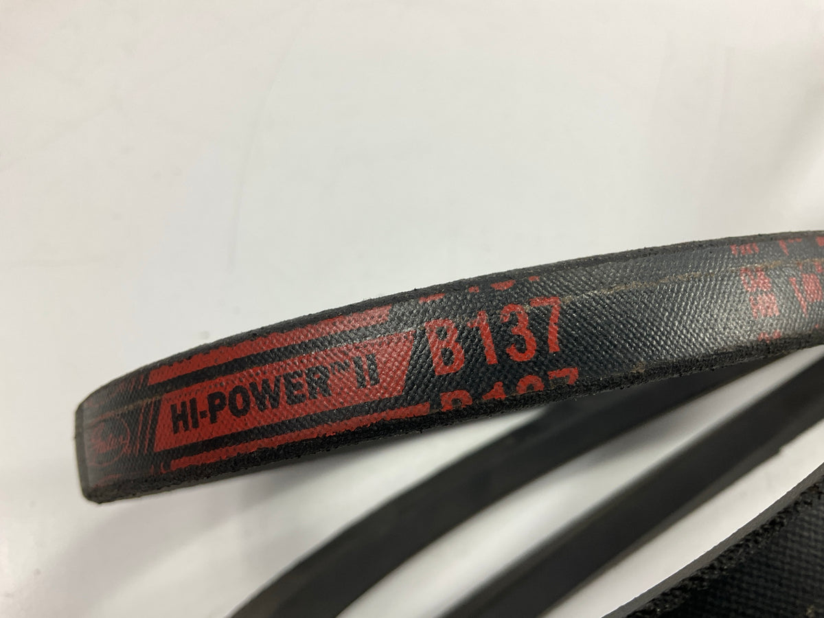 Gates B137 Industrial Accessory Drive Belt, 21/32'' X 140''