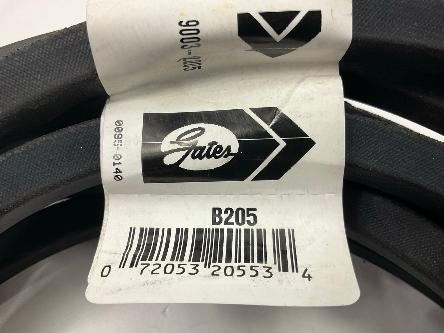 Gates B205 Industrial Accessory Drive Belt, 21/32'' X 208''
