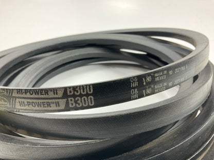 Gates B300 Industrial Accessory Drive Belt, 21/32'' X 303''
