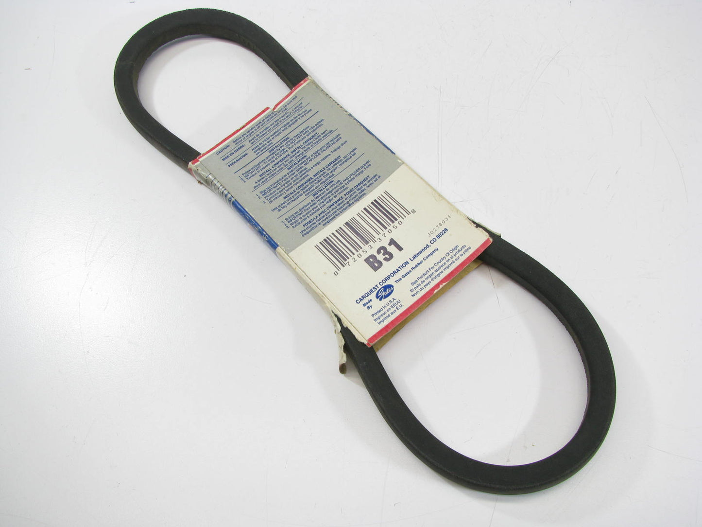 Gates B31 Industrial Accessory Drive Belt - 21/32'' X 34''