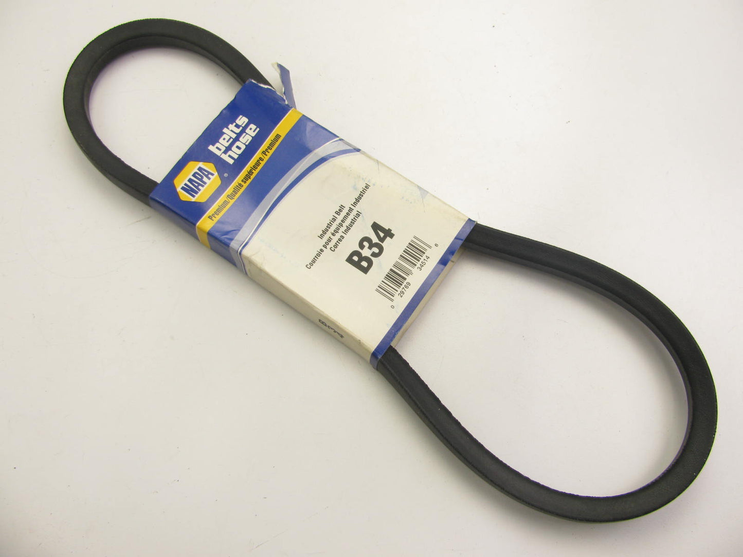 Gates B34 Industrial Accessory Drive Belt - 21/32'' X 37''
