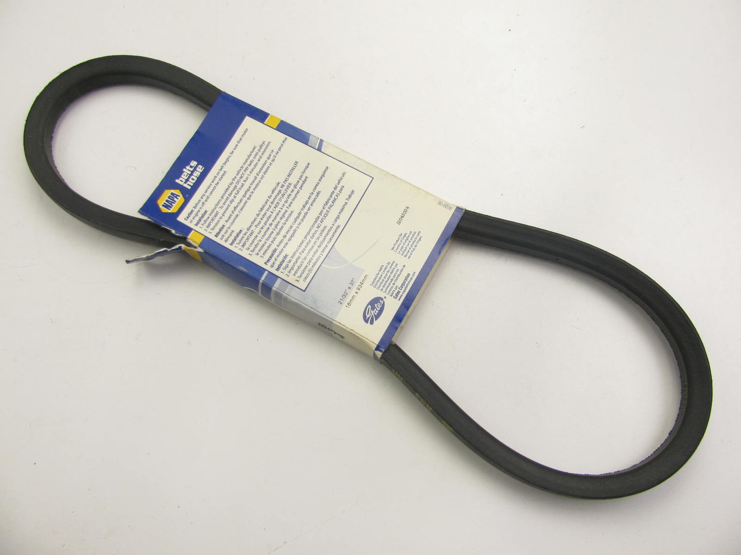 Gates B34 Industrial Accessory Drive Belt - 21/32'' X 37''