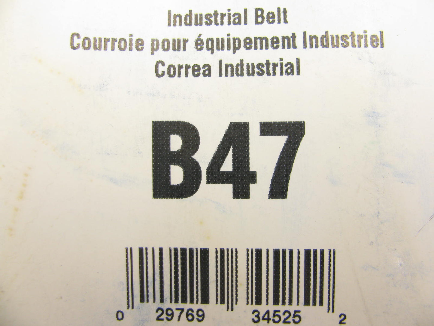 Gates B47 Industrial Accessory Drive Belt - 5/8'' X 50''
