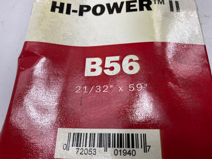 Gates B56 Industrial Accessory Drive Belt - 21/32'' X 59''