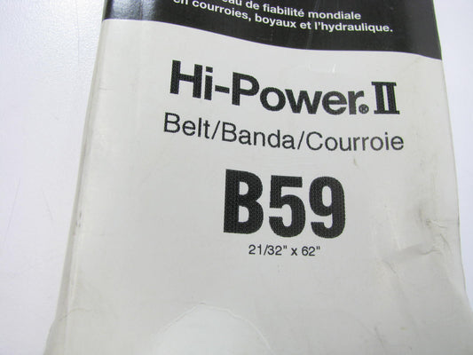 Gates B59 Industrial Accessory Drive Belt - 21/32'' X 61''
