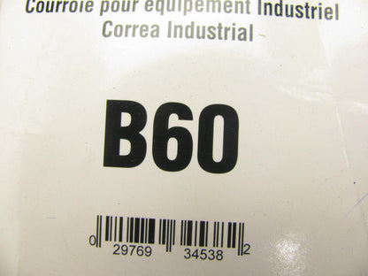 Gates B60 Industrial Accessory Drive Belt - 21/32'' X 63''