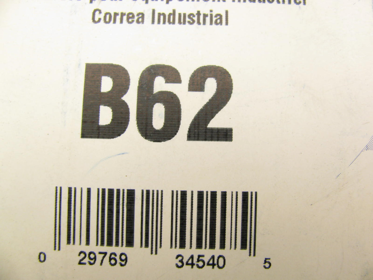 Gates B62 Industrial Accessory Drive Belt - 21/32'' X 65''
