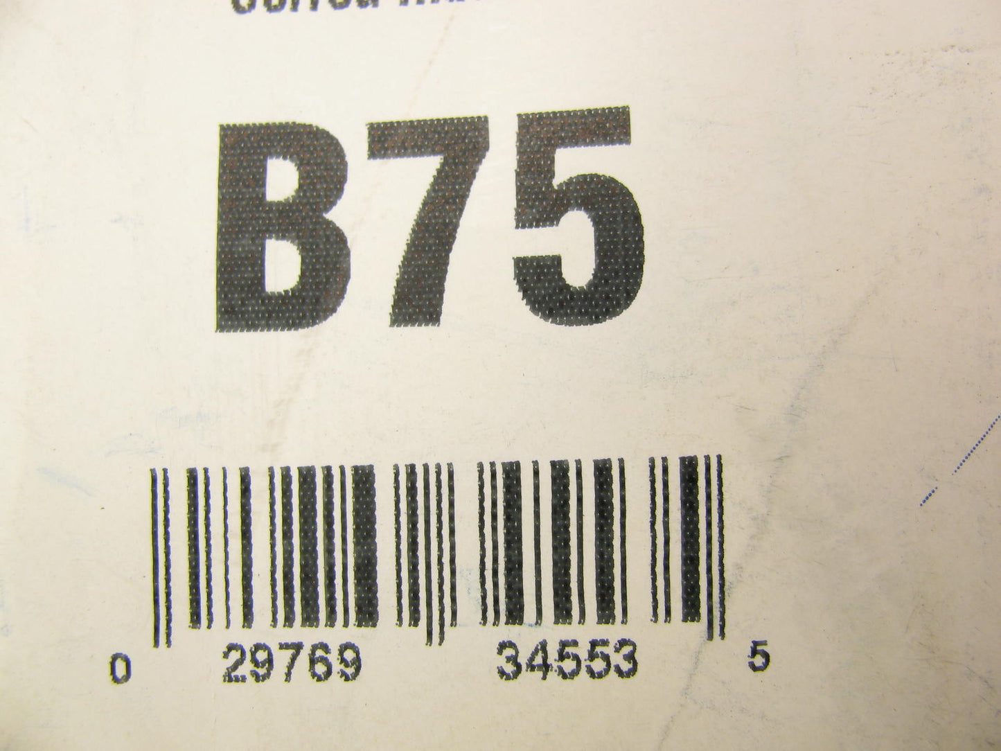 Gates B75 Industrial Accessory Drive Belt - 21/32'' X 78.00''