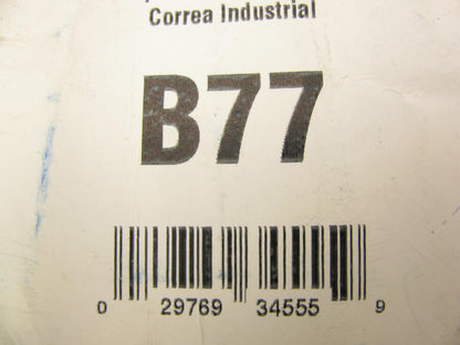 Gates B77 Industrial Accessory Drive Belt - 21/32'' X 80''