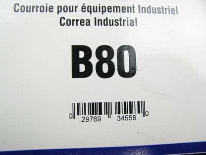 Gates B80 Industrial Accessory Drive Belt - 21/32'' X 83.00''