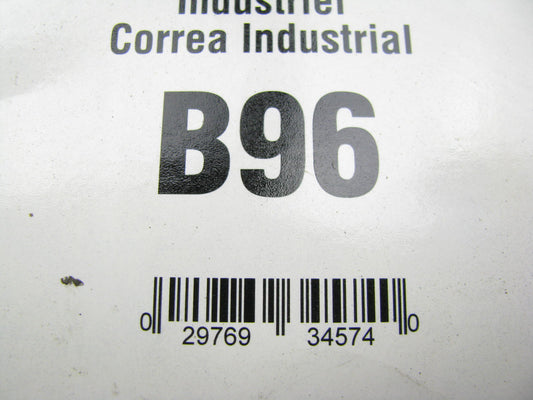 Gates B96 Industrial Accessory Drive Belt - 21/32'' X 96''